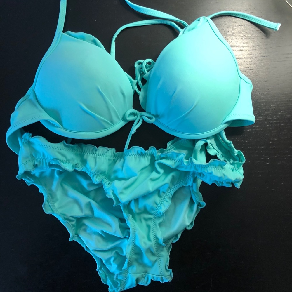 Aqua Victoria Secret Swimsuit set